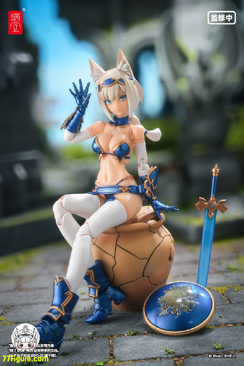 【予約商品】蝸之殻(スネイルシェル) 1/12 RPG-05 勇者 迅狼ウルフ 塗装済み可動フィギュア
