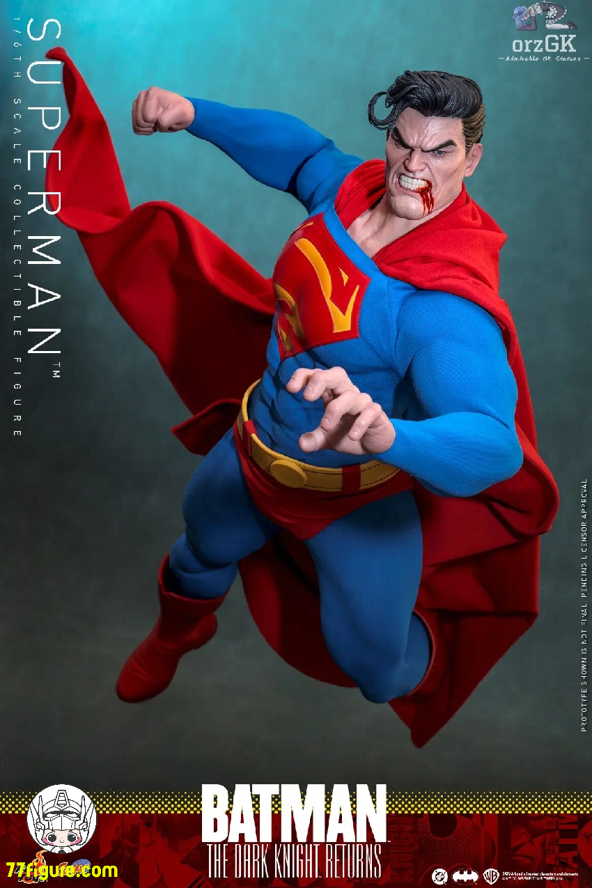 【予約商品】Hot Toys 1/6 CMS032『バットマン：ダークナイト・リターンズ』スーパーマン ダブルヘッド Ver. 塗装済み可動フィギュア