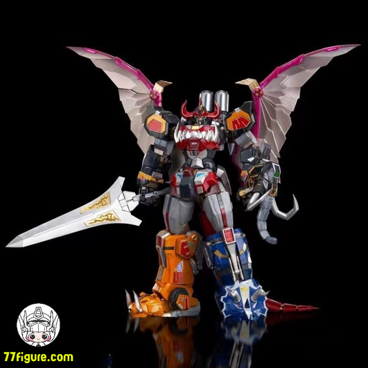 【予約商品】（再版）Flame Toys マイティ・モーフィン・パワーレンジャー ダイノメガゾード 塗装済み可動フィギュア