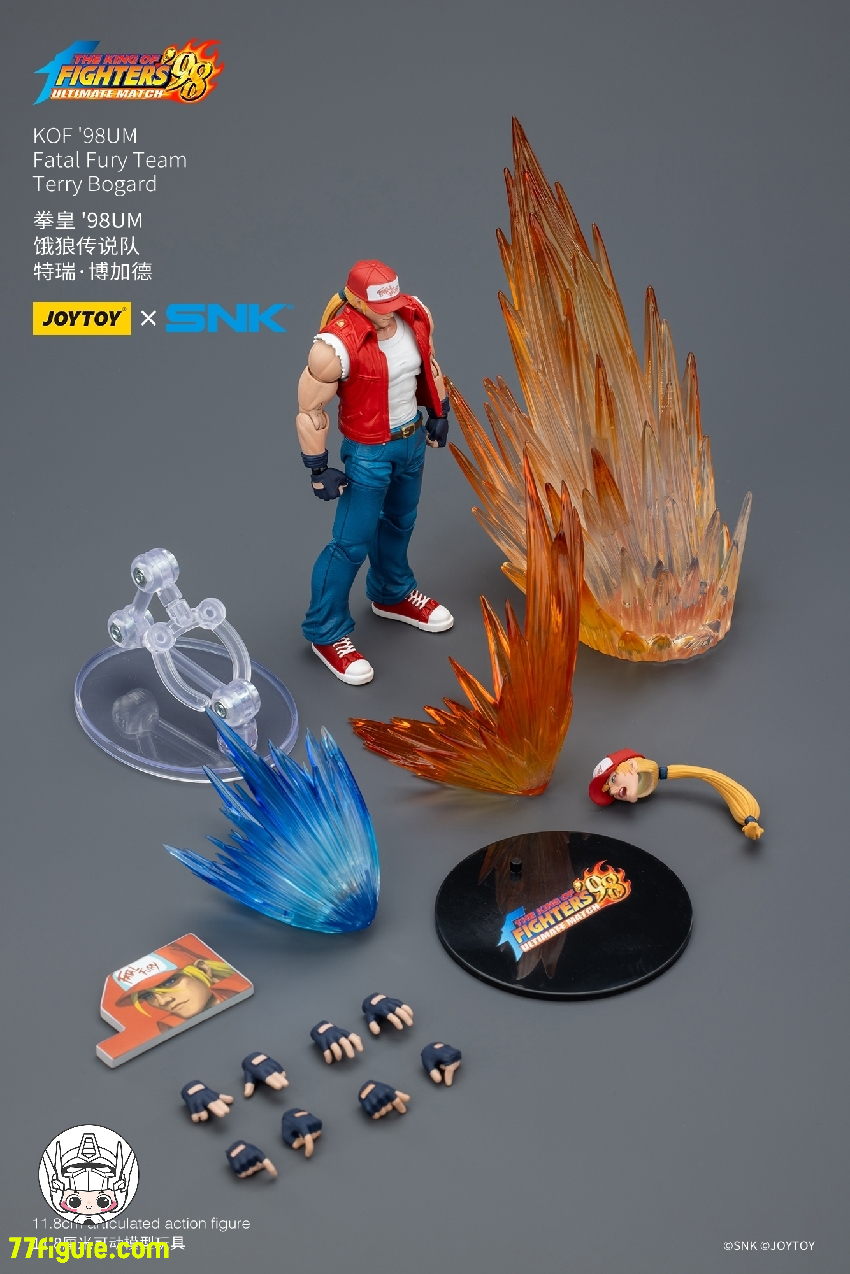 【予約受付終了】ジョイトイ JoyToy Source 1/18 SNK KOF 98UM 『餓狼伝説』テリー・ボガード 塗装済み可動フィギュア