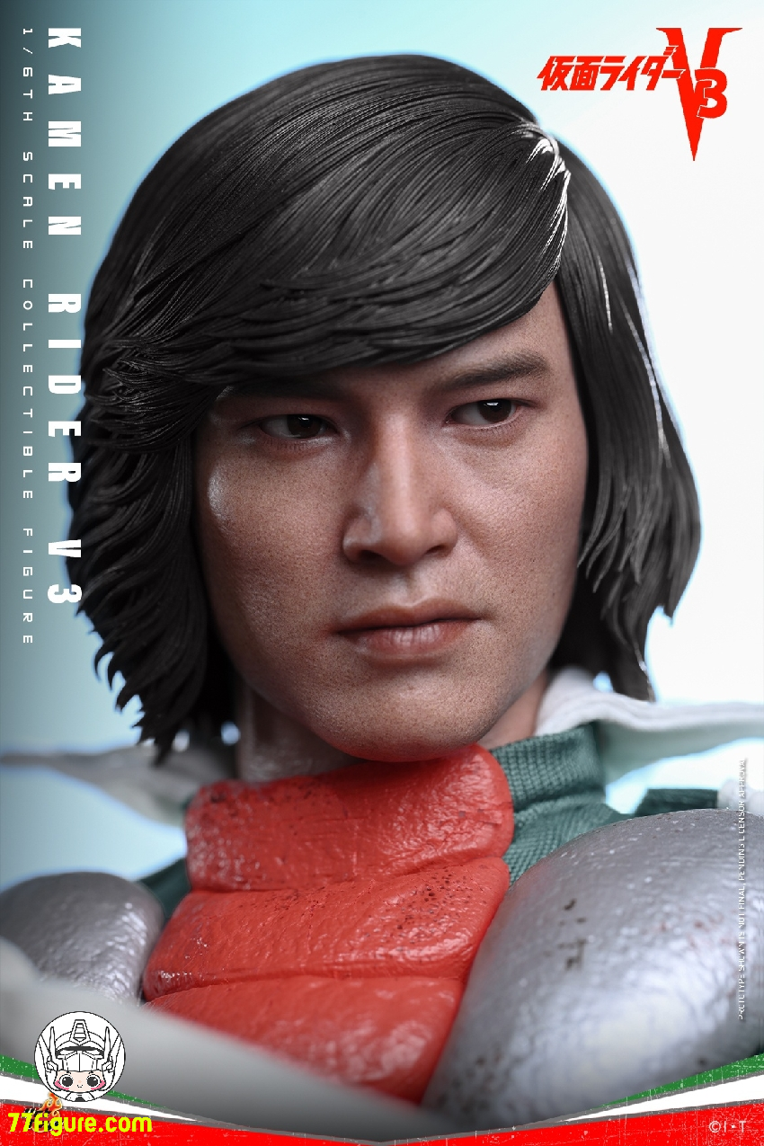 【予約商品】HotToys 1/6 TMS162 仮面ライダーV3 風見志郎 双頭造形Ver. 塗装済み可動フィギュア