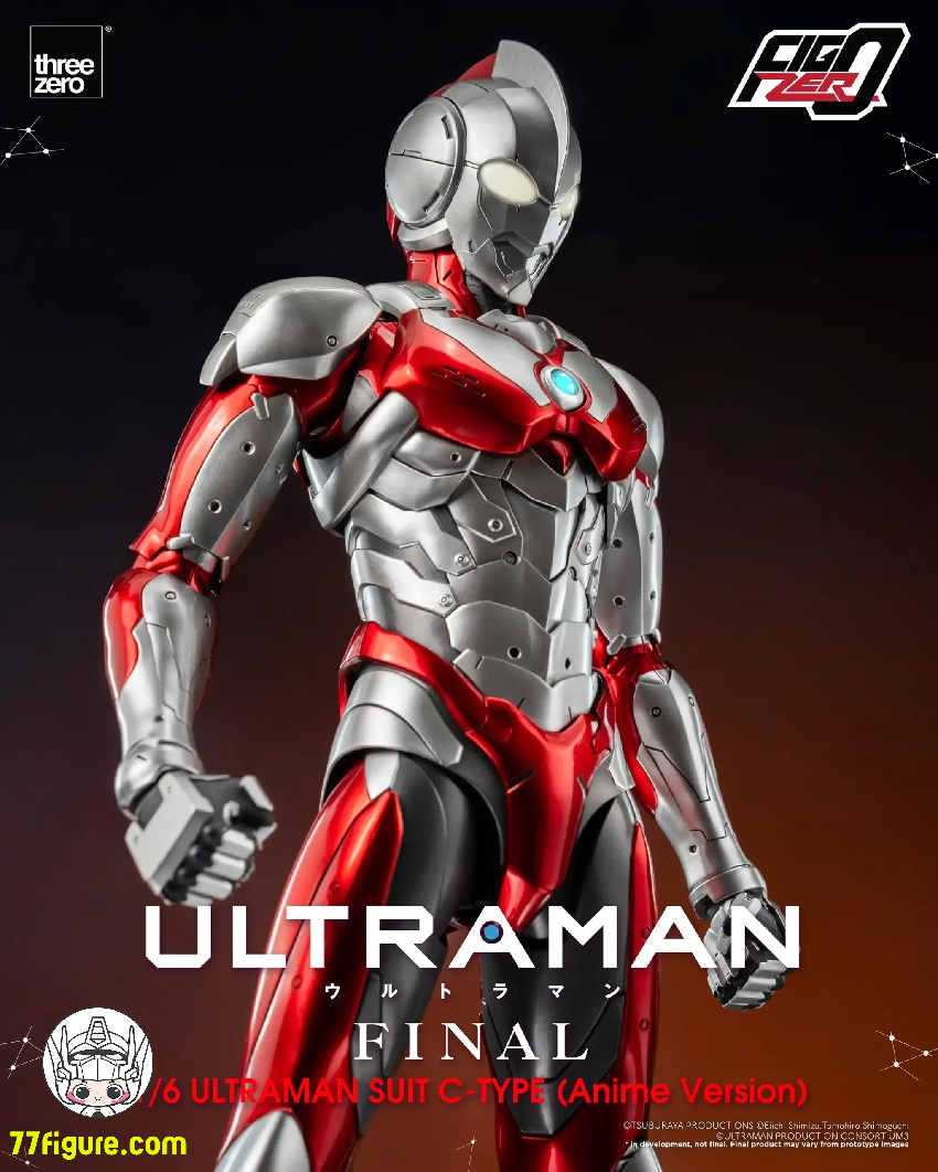 【先行販売】Threezero 1/6  フィグゼロ 『ULTRAMAN』 FINALシーズン  ULTRAMAN SUIT C-TYPE (Anime Version) 塗装済み可動フィギュア