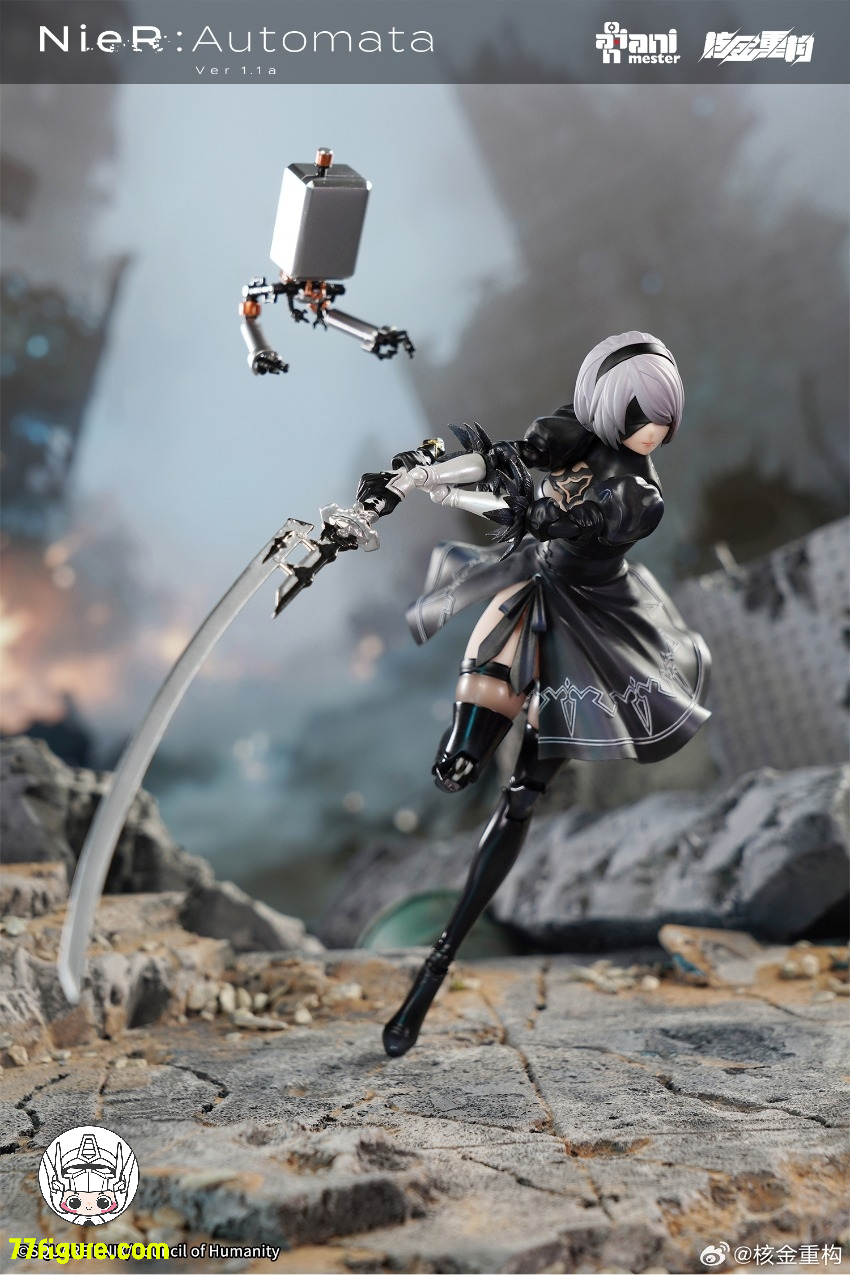 【先行販売】Animester & 核金重構 1/9 『ニーア オートマタ』ヨルハ二号B型 塗装済み可動フィギュア