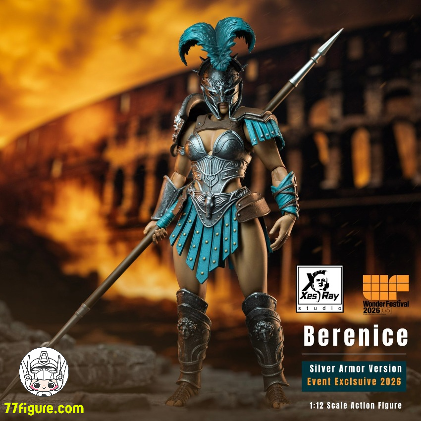 【予約受付終了】Xesray Studio 1/12 2026年イベント限定 ベレニス・シルバーアーマー 塗装済み可動フィギュア