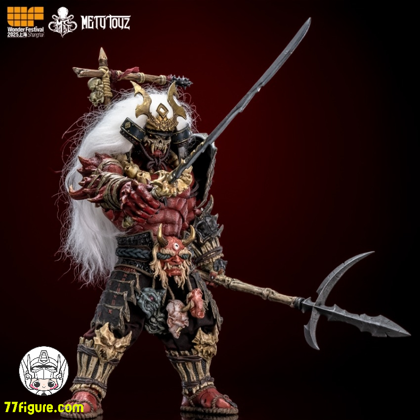 【予約商品】Mety Toyz 1/10  鬼滅修羅  滝川 紅鬼武士 WF2025 限定版 塗装済み可動フィギュア