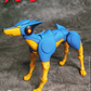 【予約商品】King Arts DFS086『新造人間キャシャーン』ロボット犬 フレンダー 塗装済み可動フィギュア