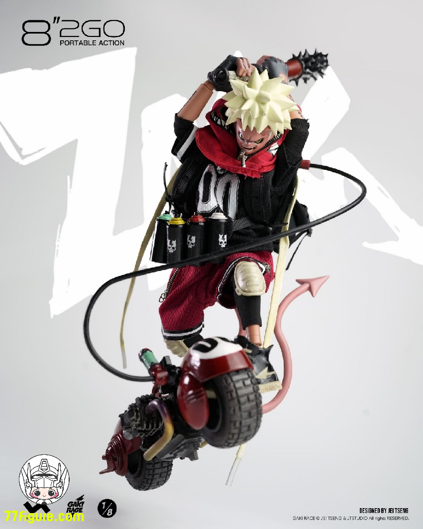 【予約商品】JT Studio 1/8 2GO ガキレース ザイキ 豪華版 塗装済み可動フィギュア