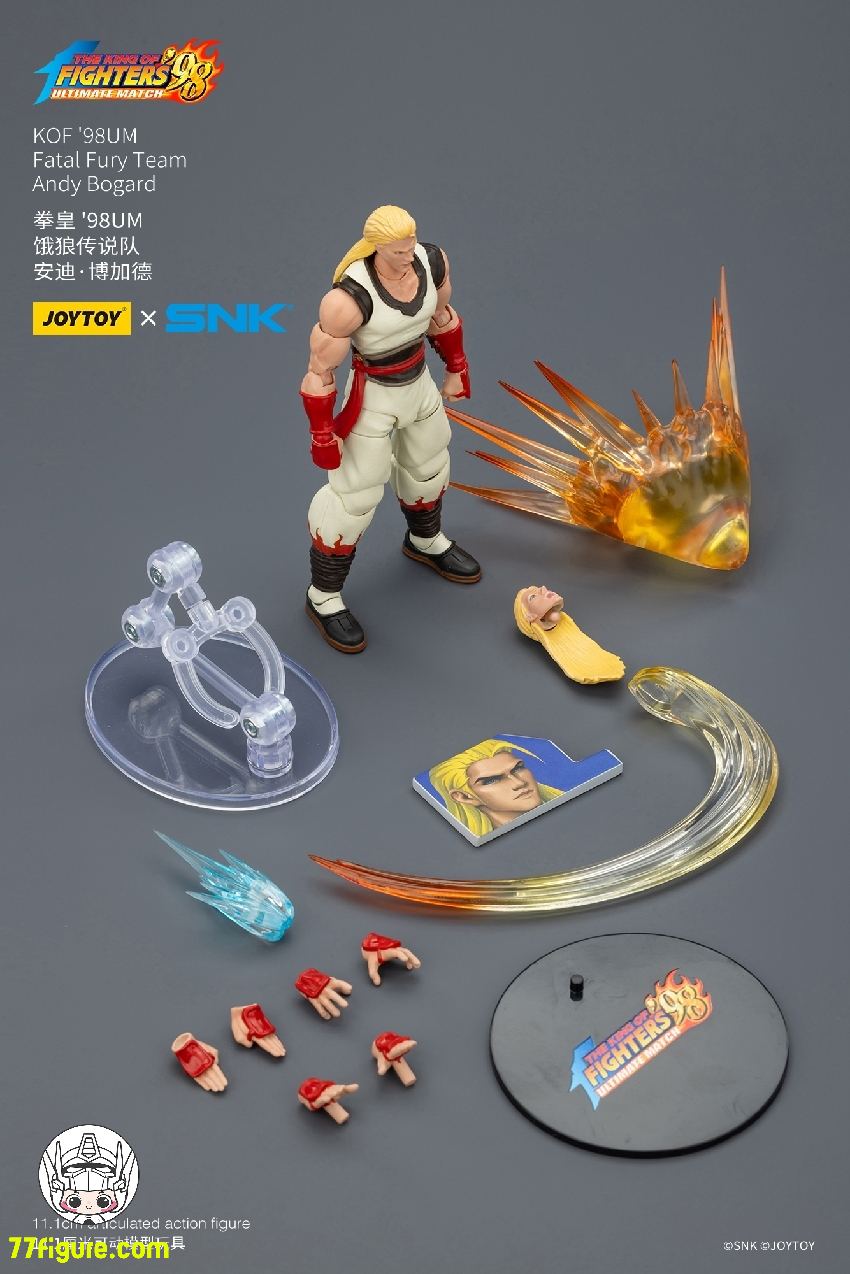 【予約受付終了】ジョイトイ JoyToy Source 1/18 SNK KOF 98UM 『餓狼伝説』アンディ・ボガード 塗装済み可動フィギュア