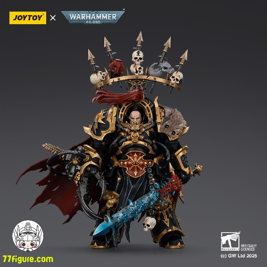 【予約商品】ジョイトイ JoyToy Source 1/18 『ウォーハンマー40K』ブラック・レギオン アバドン・ザ・デスポイラー ドラクニエンとホルスの爪付き 塗装済み可動フィギュア