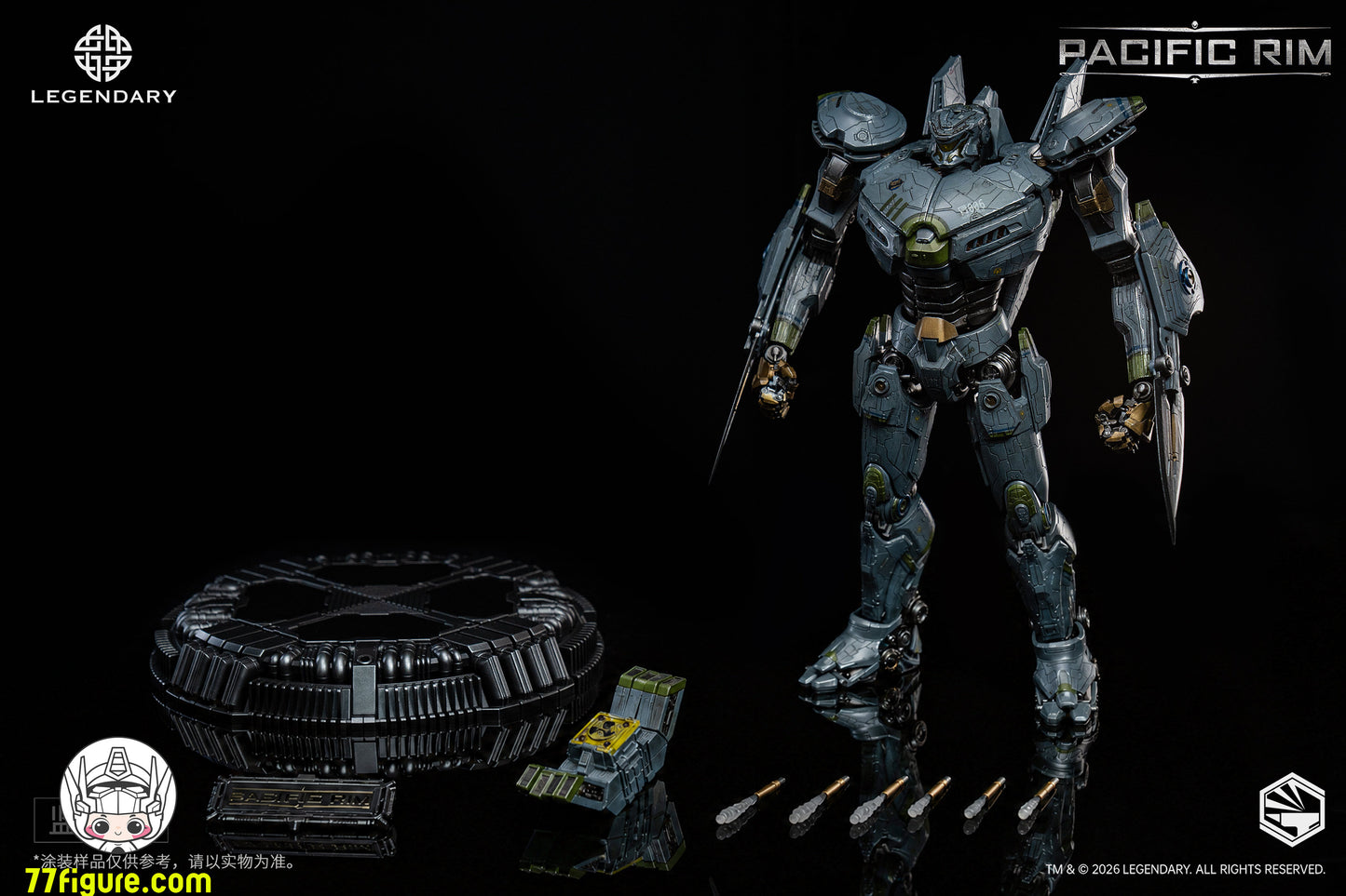 【予約商品】HeavyMecha パシフィック・リム ストライカー・エウレカ 塗装済み可動フィギュア