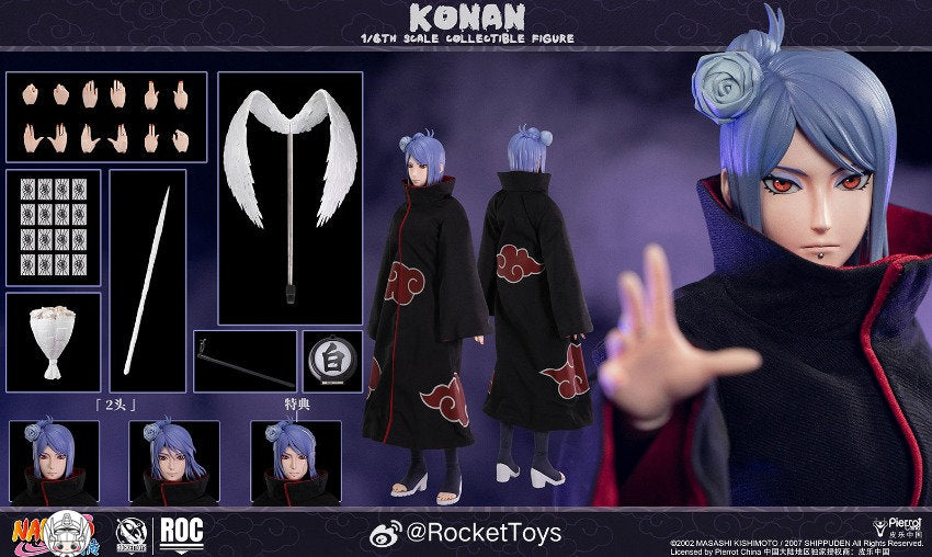 【予約商品】Rocket Toys 1/6 公式公認 『NARUTO -ナルト-』小南 塗装済み可動フィギュア