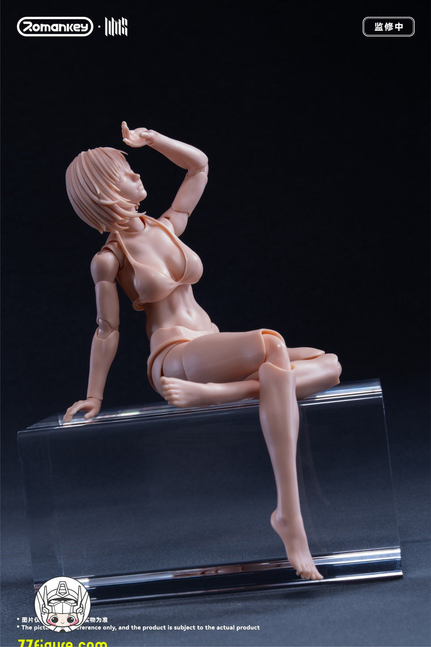 【予約商品】Romankey 1/12 UMS004 Mia 無塗装Ver. 可動女性素体