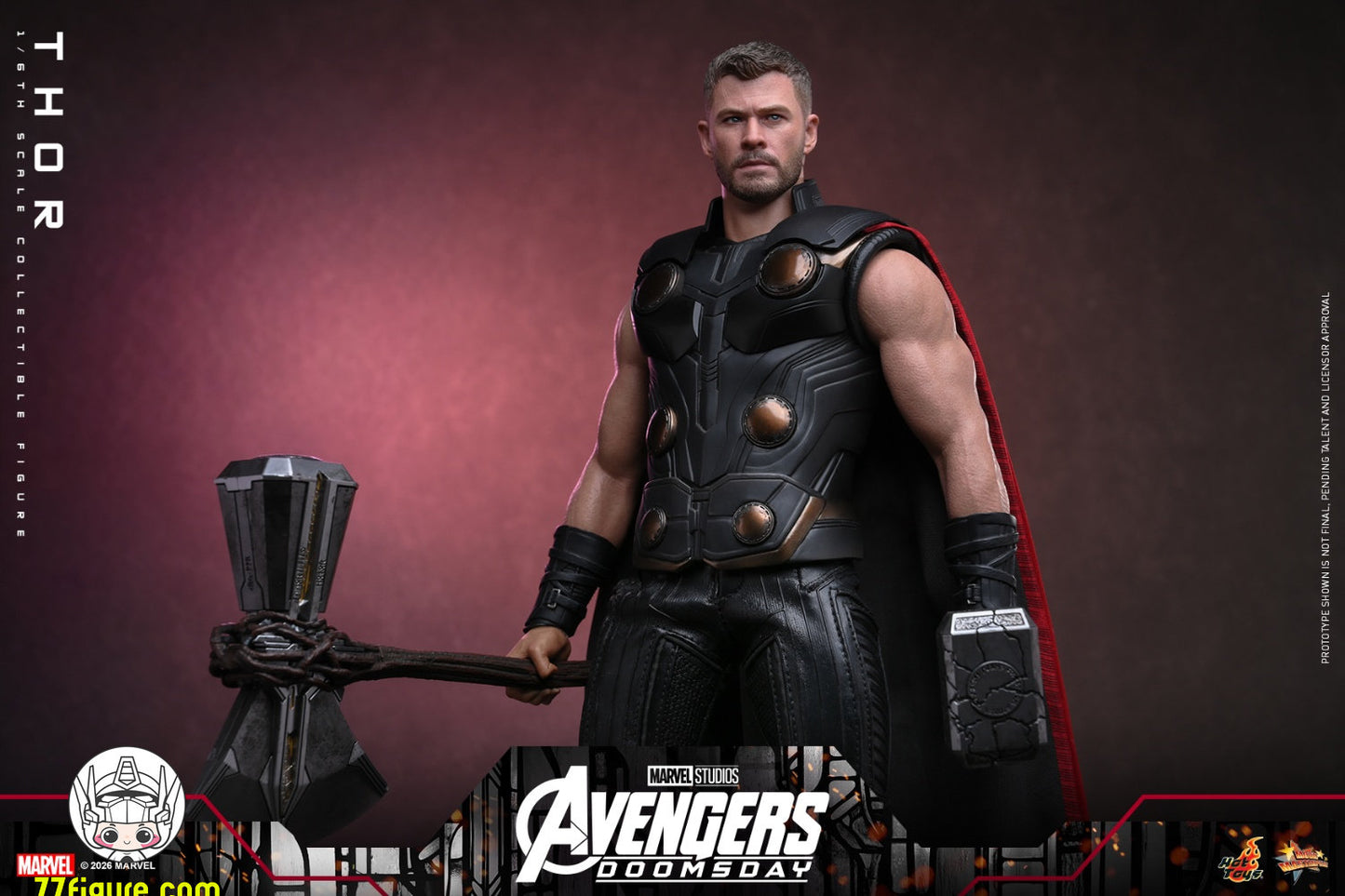 【予約商品】Hot Toys 1/6 MMS918『アベンジャーズ：ドゥームズデイ』ソー 通常版 塗装済み可動フィギュア
