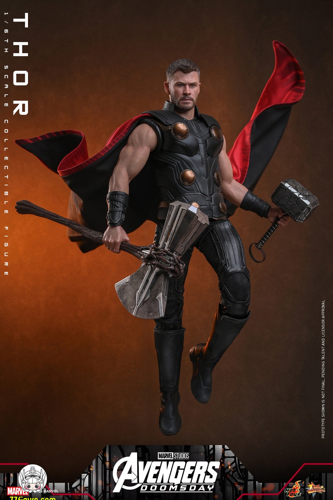 【予約商品】Hot Toys 1/6 MMS918『アベンジャーズ：ドゥームズデイ』ソー 通常版 塗装済み可動フィギュア