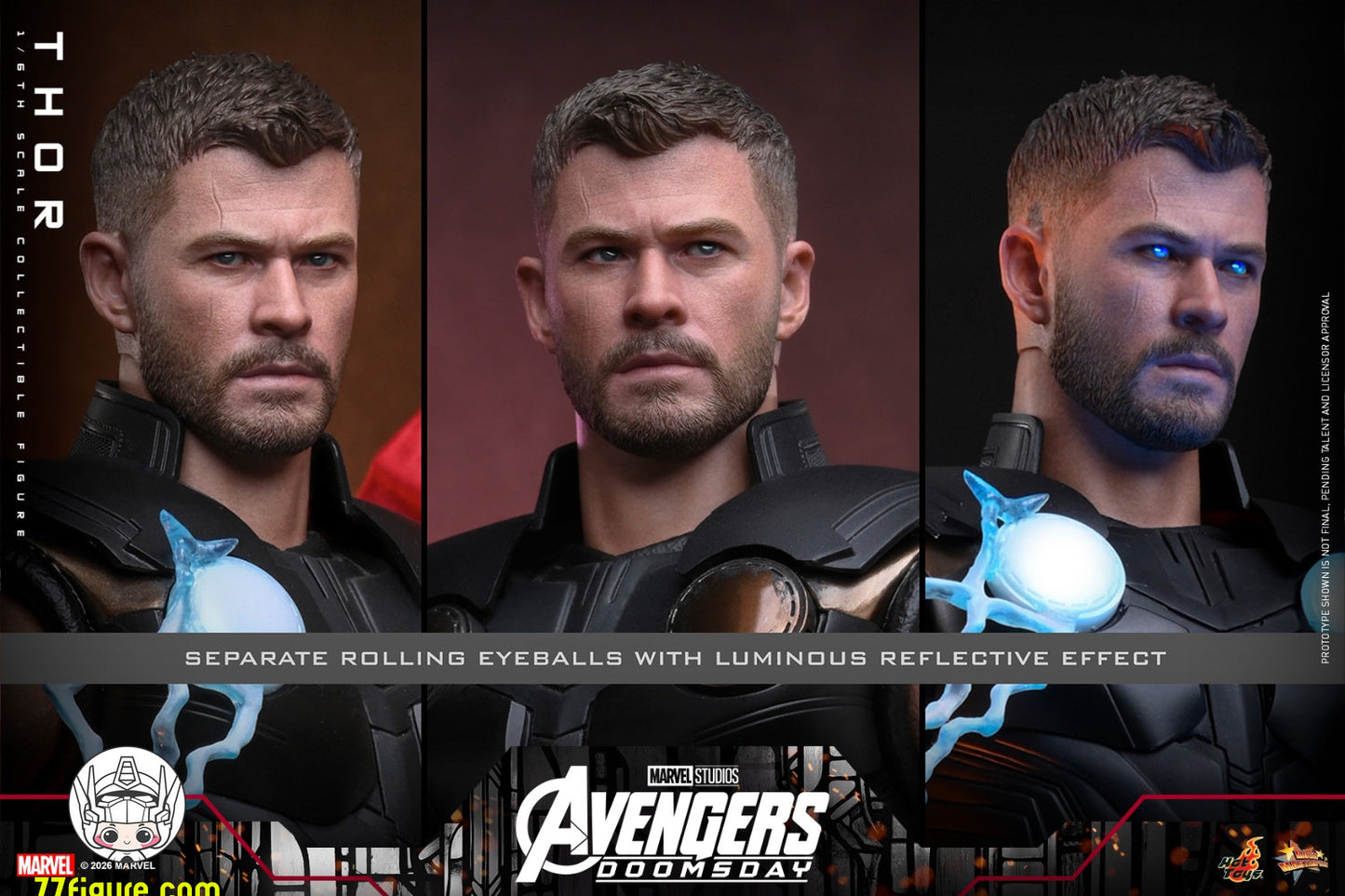 【予約商品】Hot Toys 1/6 MMS918『アベンジャーズ：ドゥームズデイ』ソー 通常版 塗装済み可動フィギュア