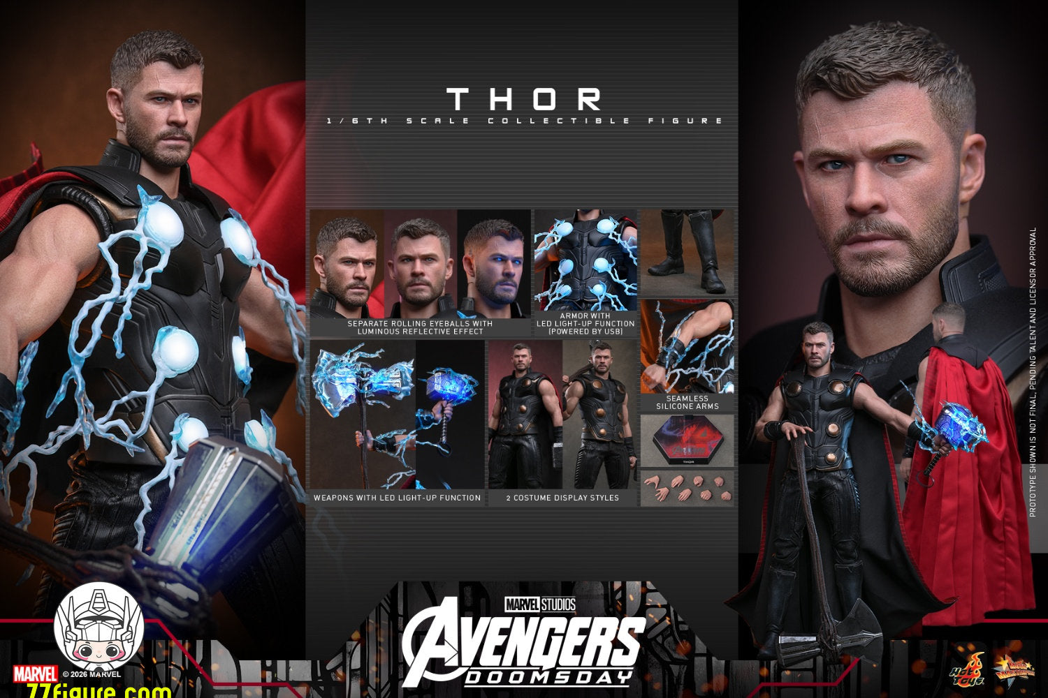 Hot Toys 1/6 MMS918『アベンジャーズ：ドゥームズデイ』ソー 通常版