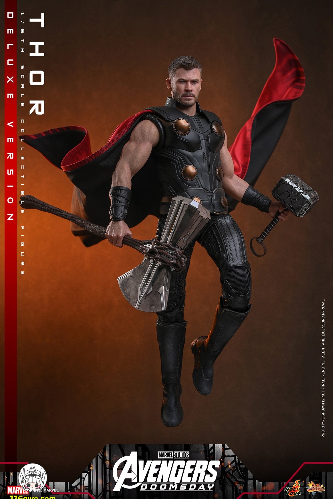 【予約商品】Hot Toys 1/6 MMS919『アベンジャーズ：ドゥームズデイ』ソー 豪華版 塗装済み可動フィギュア