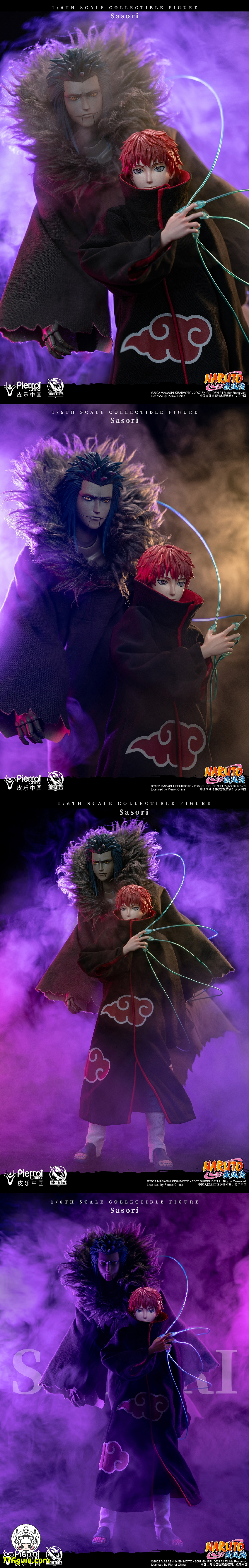 【先行販売】Rocket Toys 1/6 公式公認 Naruto 暁 サソリ塗装済み可動フィギュア