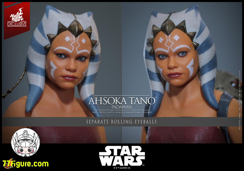 【予約受付終了】Hot Toys 1/6 TMS170 スター・ウォーズ：クローン・ウォーズ™ アソーカ・タノ 限定版 塗装済み可動フィギュア