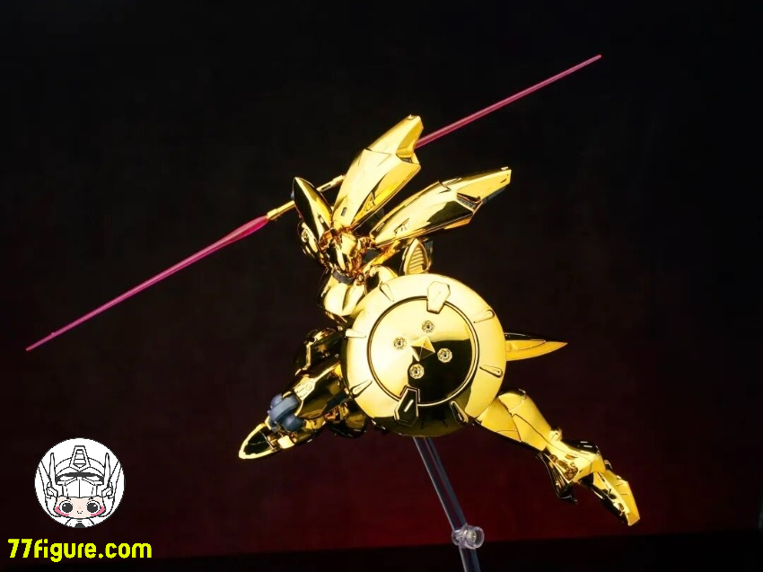 【予約商品】酋長大陸 1/144 超動騎兵 アクタイン シルバーメッキVer. & メッキVer. 二体セット プラモデル