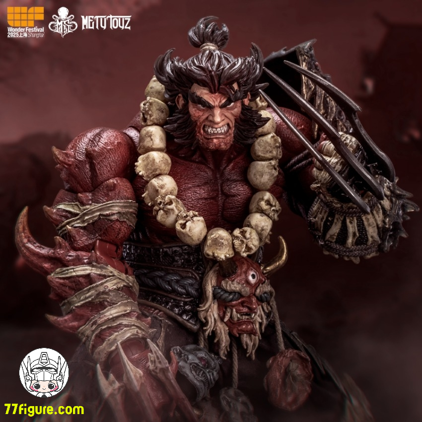 【予約商品】Mety Toyz 1/10  鬼滅修羅  滝川 紅鬼武士 WF2025 限定版 塗装済み可動フィギュア