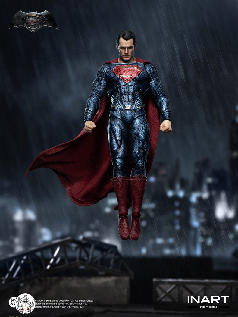 【予約商品】INART 1/12 HG M0005『バットマン vs スーパーマン：ジャスティスの誕生』スーパーマン 塗装済み可動フィギュア