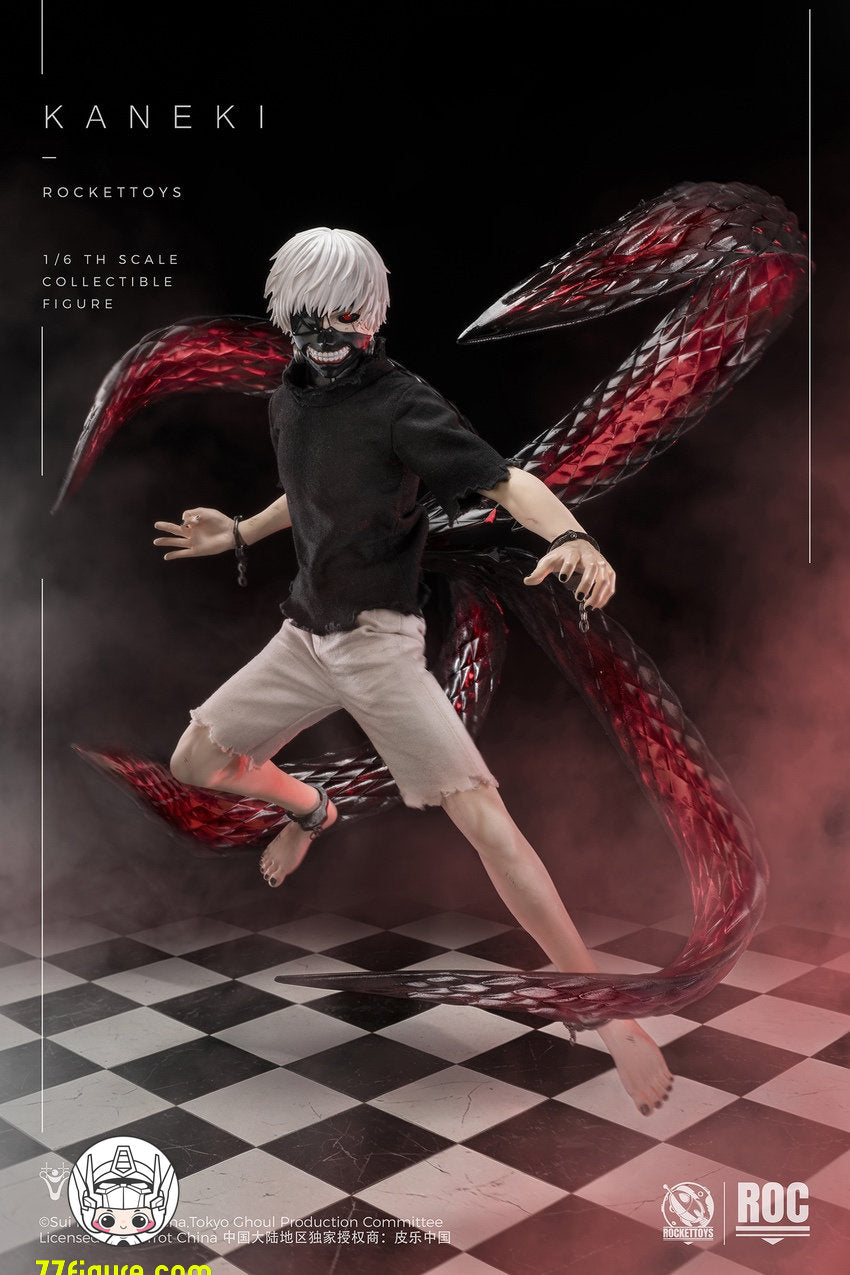 【予約商品】Rocket Toys 1/6『東京喰種トーキョーグール』金木研 覚醒Ver. 塗装済み可動フィギュア