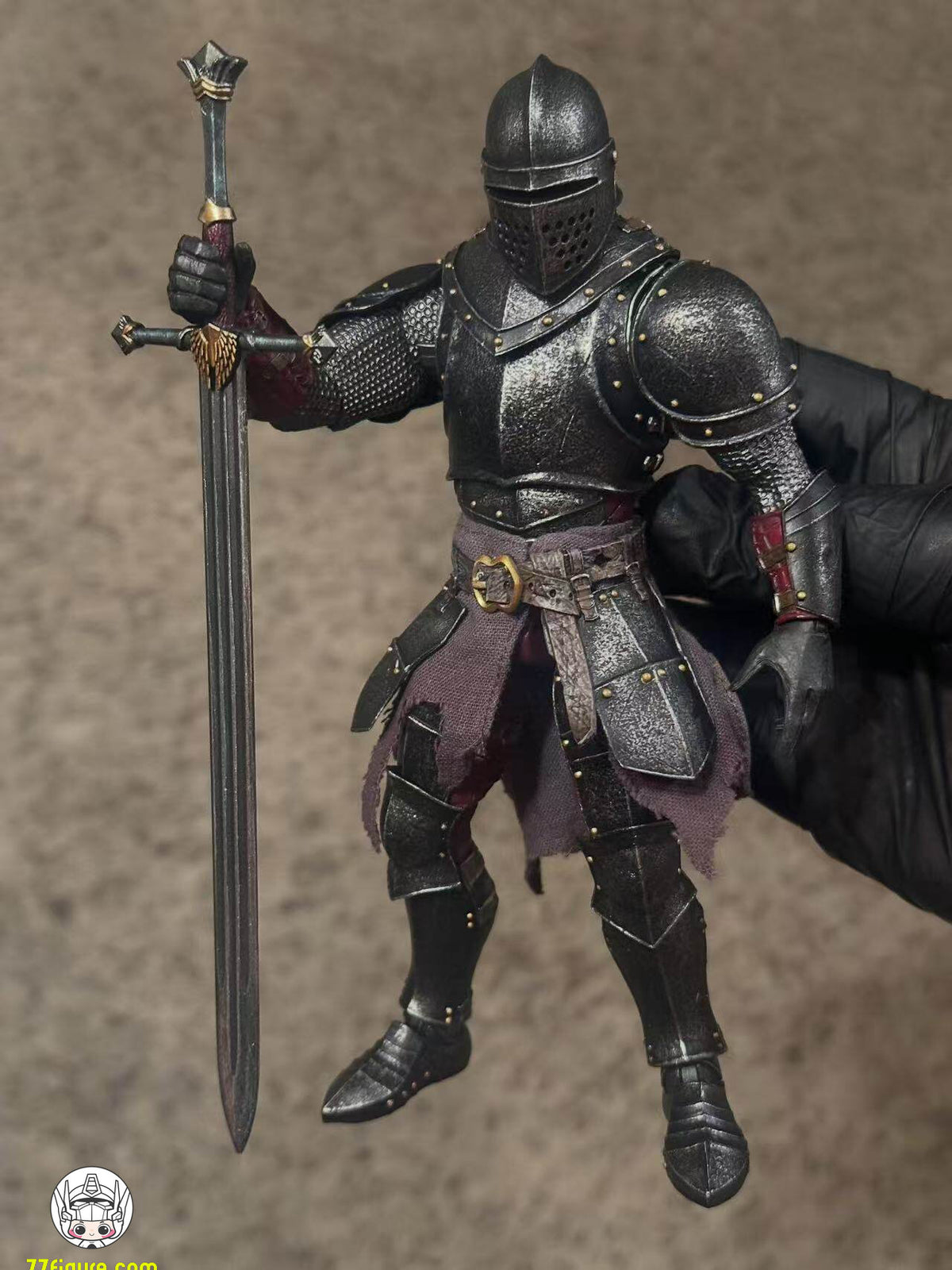 【予約商品】Harvinger Studios 1/12 サベージ・クルーシブル サー・カシアン 塗装済み可動フィギュア
