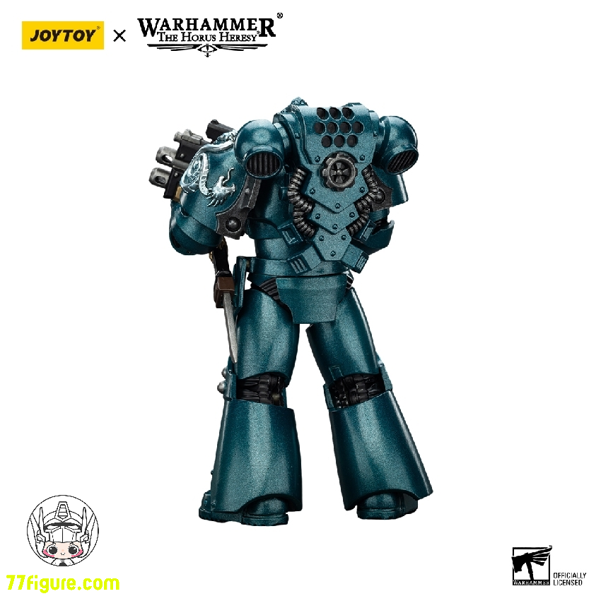 【品切れ】ジョイトイ JoyToy Source 1/18 『ウォーハンマー ホルスの異端』アルファ・レギオン ヘッドハンター ベインストライク コンビボルターとパワーダガー付き 塗装済み可動フィギュア