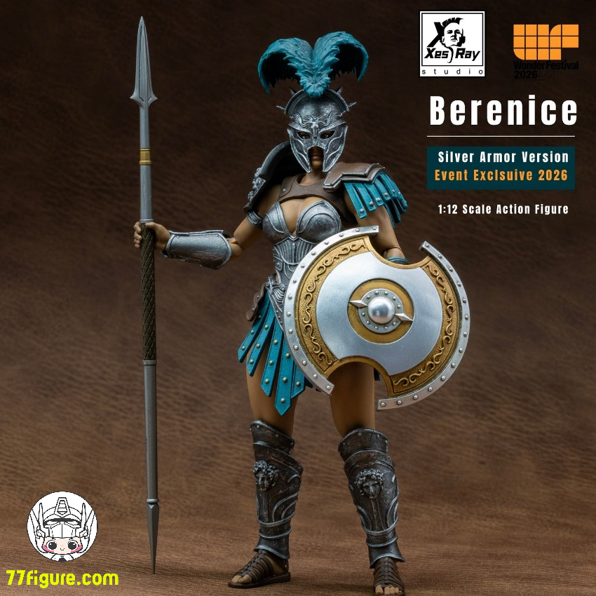 【予約受付終了】Xesray Studio 1/12 2026年イベント限定 ベレニス・シルバーアーマー 塗装済み可動フィギュア