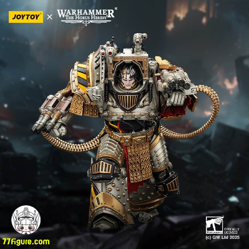 【予約商品】ジョイトイ JoyToy Source 1/18 『ウォーハンマー ホルスの異端』アイアン・ウォリアーズ 第4軍団のプライマーク パータラボ 塗装済み可動フィギュア