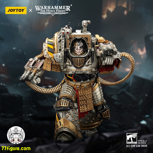 【予約商品】ジョイトイ JoyToy Source 1/18 『ウォーハンマー ホルスの異端』アイアン・ウォリアーズ 第4軍団のプライマーク パータラボ 塗装済み可動フィギュア