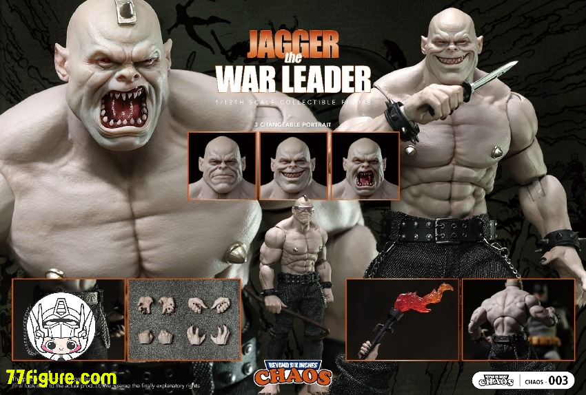 【予約商品】CHAOS 1/12 003 ザ・ウォーリーダー ジャガー 塗装済み可動フィギュア