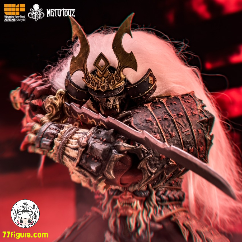 【予約商品】Mety Toyz 1/10  鬼滅修羅  滝川 紅鬼武士 WF2025 限定版 塗装済み可動フィギュア