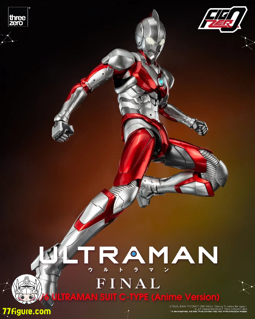 【先行販売】Threezero 1/6  フィグゼロ 『ULTRAMAN』 FINALシーズン  ULTRAMAN SUIT C-TYPE (Anime Version) 塗装済み可動フィギュア