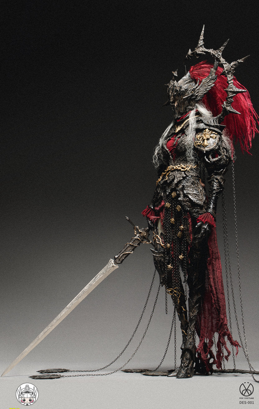 【予約商品】POP COSTUME 1/6 薔薇の騎士 荊棘の王冠 DES-001 塗装済み可動フィギュア