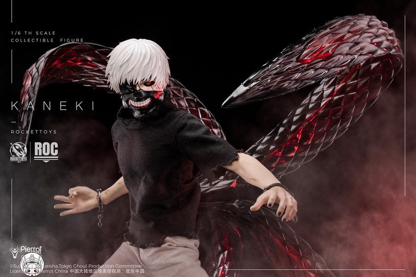 【予約商品】Rocket Toys 1/6『東京喰種トーキョーグール』金木研 覚醒Ver. 塗装済み可動フィギュア