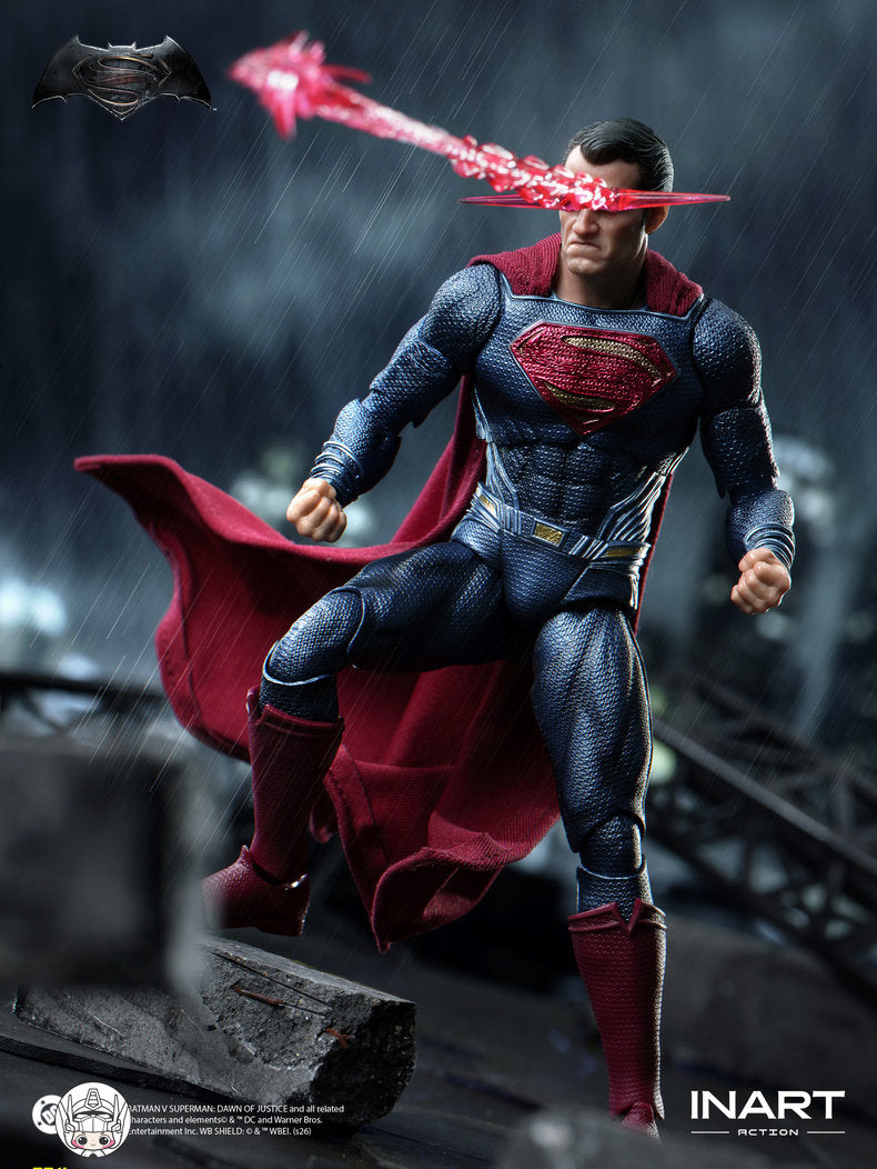 【予約商品】INART 1/12 HG M0005『バットマン vs スーパーマン：ジャスティスの誕生』スーパーマン 塗装済み可動フィギュア
