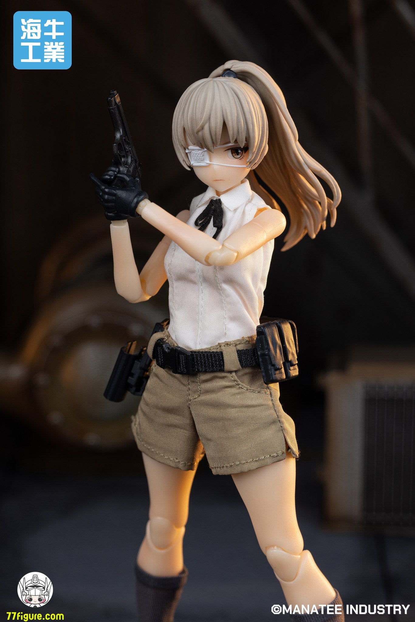 Manatee Industry 海牛工業 1/12 MI-02 デスクトップウォーズ アリサ 塗装済み可動フィギュア