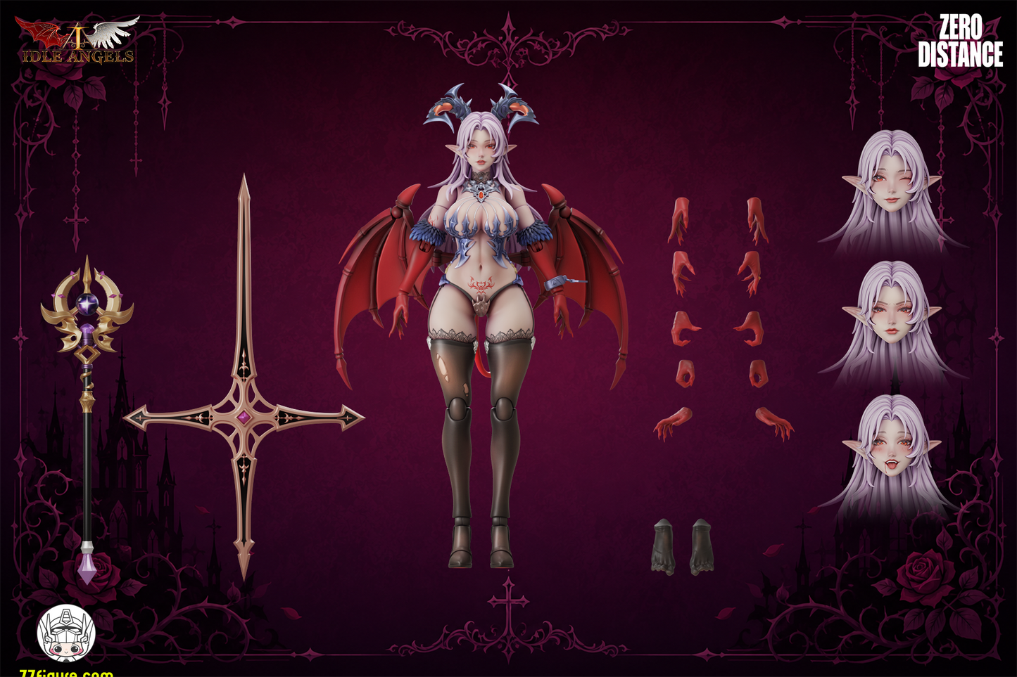 【予約商品】Zero Distance 1/12 Lucifer 通常版 塗装済み可動フィギュア