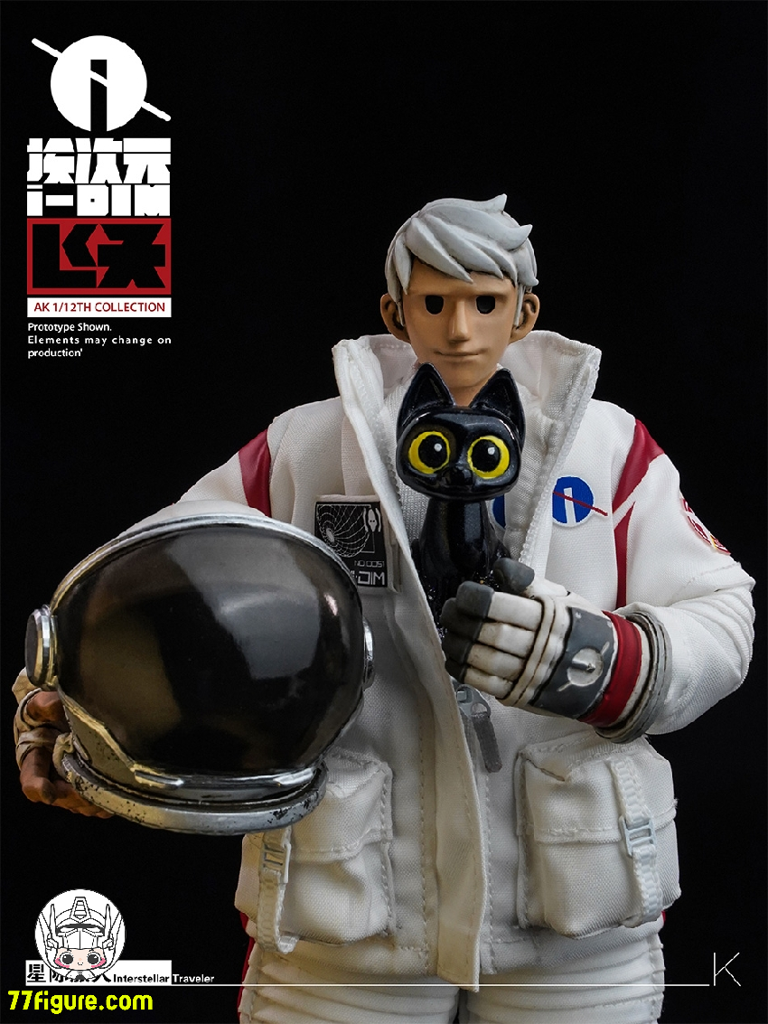 【先行販売】I-dimension 1/12 IDIM0001 星間旅行者 白Ver. 塗装済み可動フィギュア