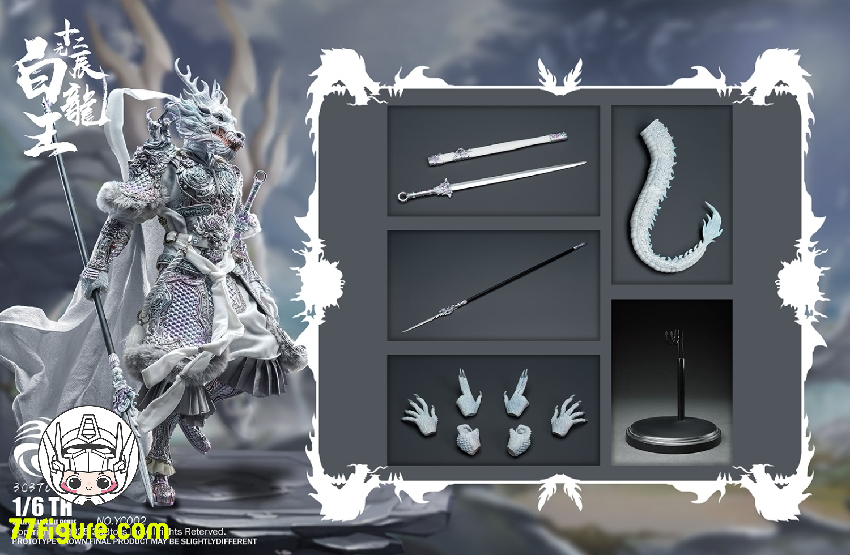 【予約商品】303TOYS 1/6 YC002 十二元辰 白龍王 塗装済み可動フィギュア