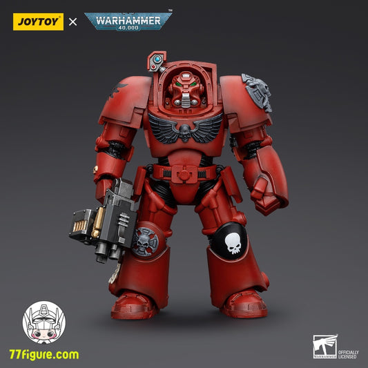 【先行販売】ジョイトイ JoyToy Source 1/18 『ウォーハンマー40K』ブラッド エンジェルズ ターミネーター分隊 ターミネーター ストーム ボルター付き 塗装済み可動フィギユア