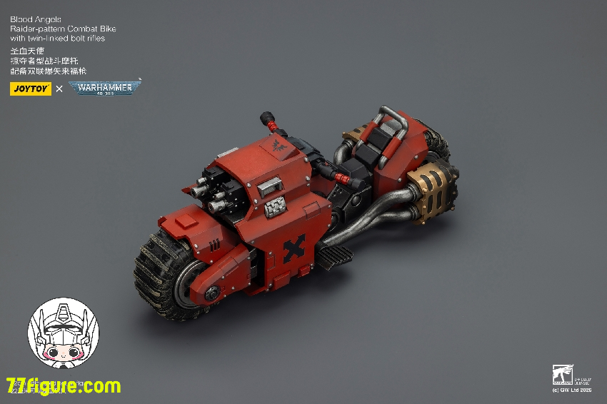 【予約商品】ジョイトイ JoyToy Source 1/18 『ウォーハンマー40K』ブラッドエンジェルス レイダーパターン コンバットバイク ツインリンクド・ボルトライフル付き