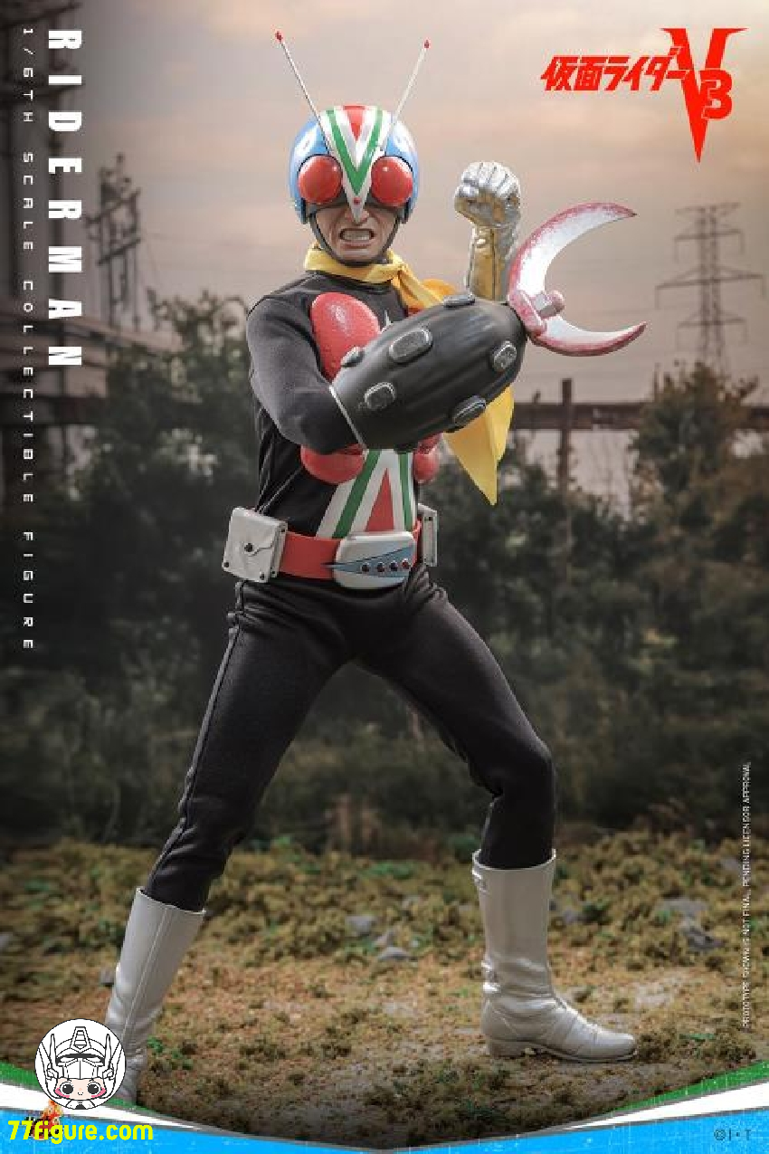 【予約商品】Hot Toys 1/6 TMS185 仮面ライダーV3 ライダーマン 塗装済み可動フィギュア