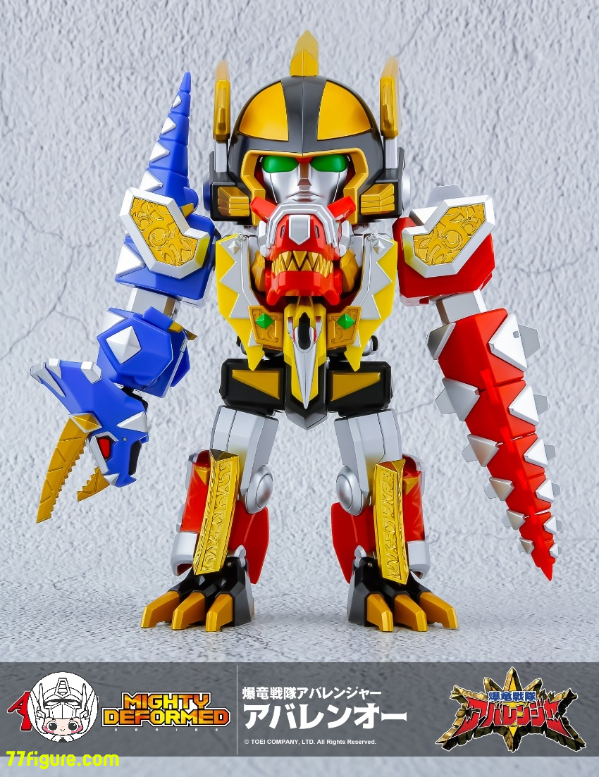 【予約商品】Action Toys MIGHTY DEFORMED 恐竜戦隊ジュウレンジャー アバレンオー 塗装済み可動フィギュア