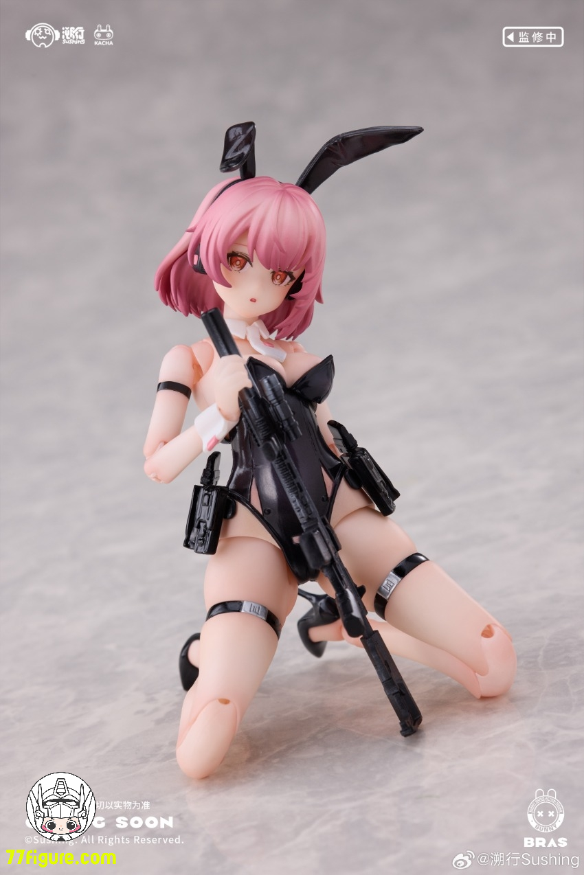 【予約受付終了】溯行 Sushing 1/12 Bunny Rapid Action Squad 武装バニーガール 強襲兵・ベルカ（BELKA）塗装済み可動フィギュア