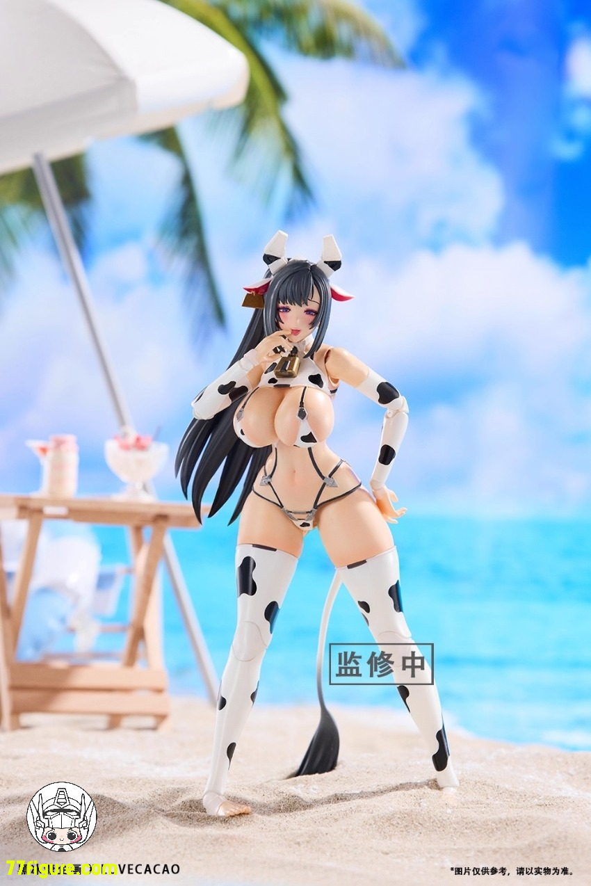 【予約商品】Black Crystal Candy Project  1/12 ミルキーホワイトソース カウガール 塗装済み可動フィギュア
