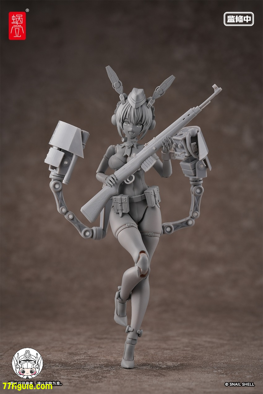 【先行販売】蝸之殻(スネイルシェル) 1/12 アーマード バニーガール アンネリーゼ 塗装済み可動フィギュア