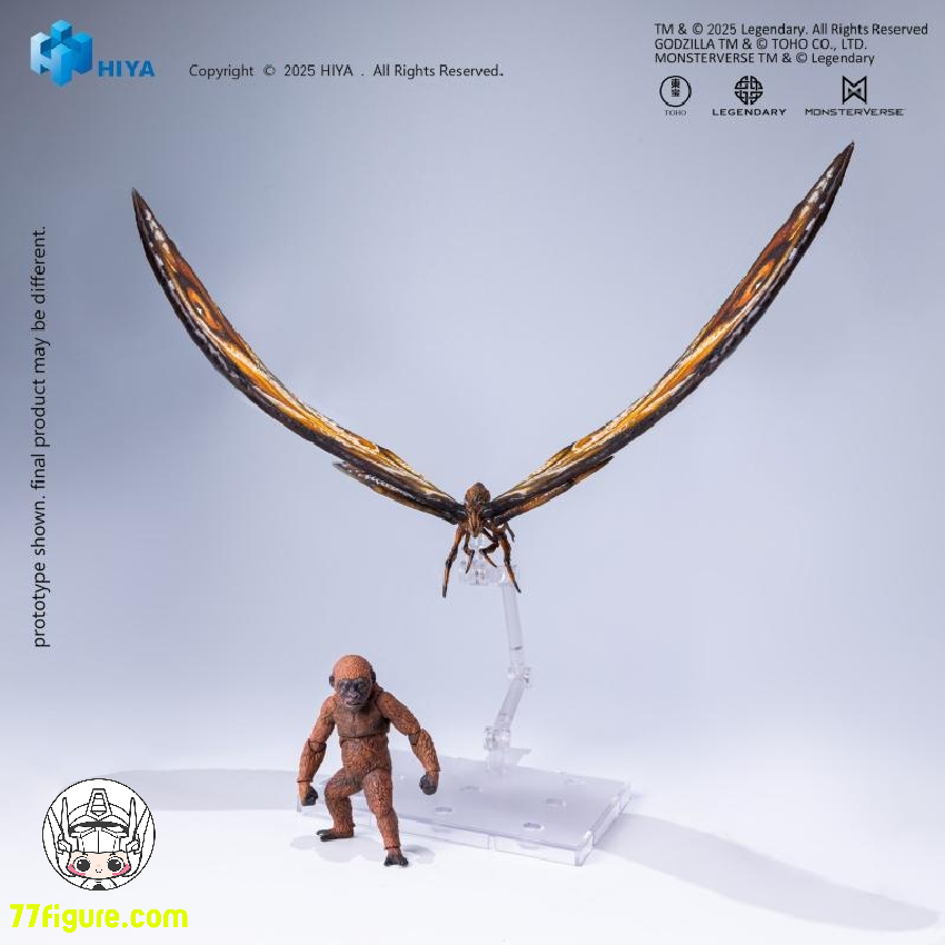 【予約商品】Hiya Toys EBG0160 Exquisite Basic シリーズ『ゴジラ VS. コング 2 新たなる帝国』モスラ プレミアムセット 塗装済み可動フィギュア